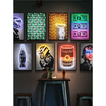 Bar Wall Decoration Trend Neon Lights LED Luminous Murals