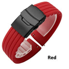 Red Black Buttons / 18mm