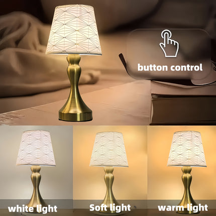 USB-Powered Bedside Table Lamp Suitable for - Adjustable Dimmable Warm White Light