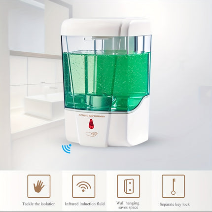 23.67oz Automatic Sensing Soap Dispenser for Washing Mobile Phones and Disinfection, Contactless
