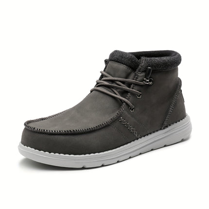 Men's Casual Slip-on Shoes Warm Loafers For Men Winter Boots
