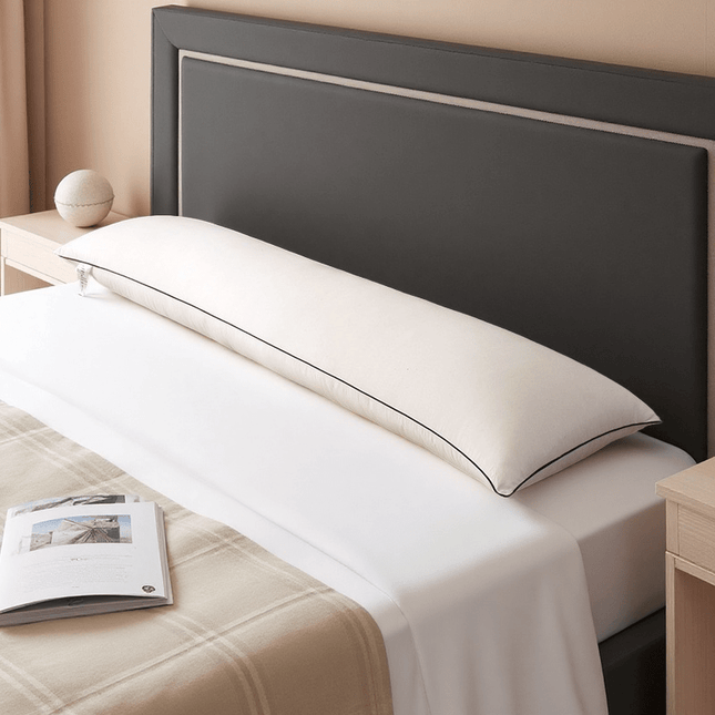 1pc Soft & Breathable Body Pillow - Moisture-Wicking, Ergonomic Design for Side Sleepers, Polyester