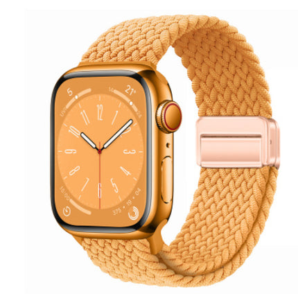 Magnetic Buckle Woven Loop Integrated Strap