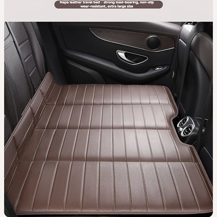 1pc Foldable Car Back Seat Mattress, Portable Travel Bed, Dog Car Seat Cover, Fits Most Cars/Suvs/Trucks, Concave Design for Camping And Road Trips RV Bed Mattresses