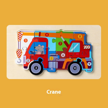 3D Puzzle Model Wooden Puzzle Educational Toys