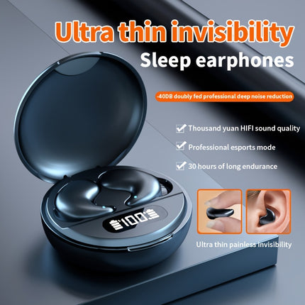 5.3 High-Fidelity Invisible Sleep Wireless Earphones - Earbud Headphones with Ultra Long Battery Life,