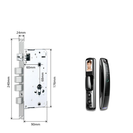 Fully Automatic Fingerprint Lock 3D Face Recognition Smart Password Lock