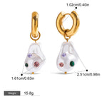 Style E-Irregular shaped pearls