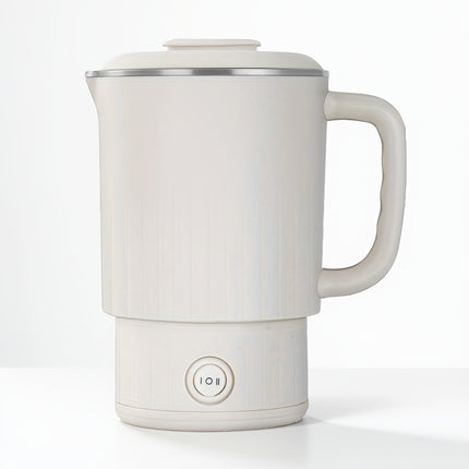 Portable Small Folding Kettle 304 Stainless Steel Electric Kettle Boiler, Plug Powered, 120V Operating Voltage