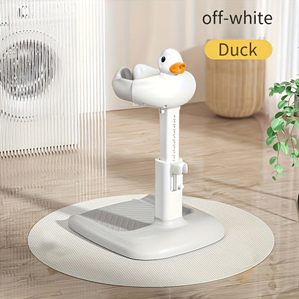 Adjustable Height Children's Bath Stool with Non-Slip Base