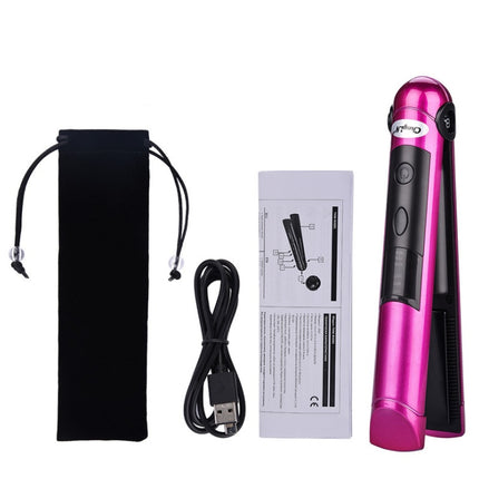 USB charging volume straight dual-purpose hair clips Straightener portable mini wireless charging