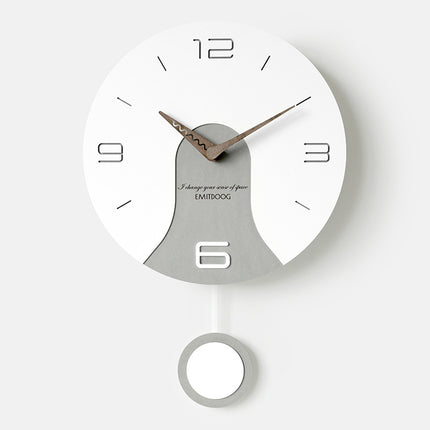 Retro pendulum wall clock