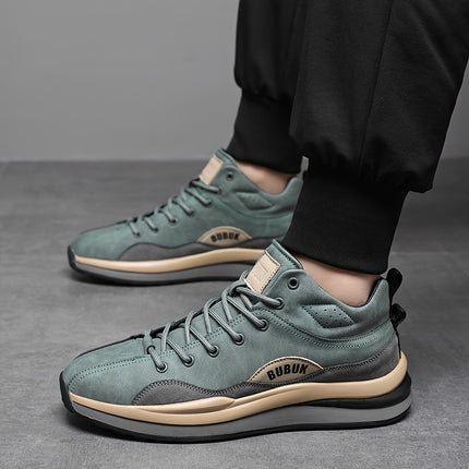 Durable PU Upper & Rubber Sole, Breathable Fabric Lining, Cushioned Comfort for Hiking