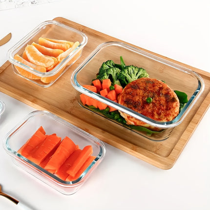 Pack Of 24 (12 Glass Bowls + 12 Lids) Glass Crisper, Candy Tray with Sealed Lid, Candy Jar, Microwave Safe