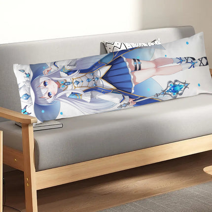 1pc Anime-Style Full Body Pillow with Zipper Closure, Hypoallergenic Polyester Cover,