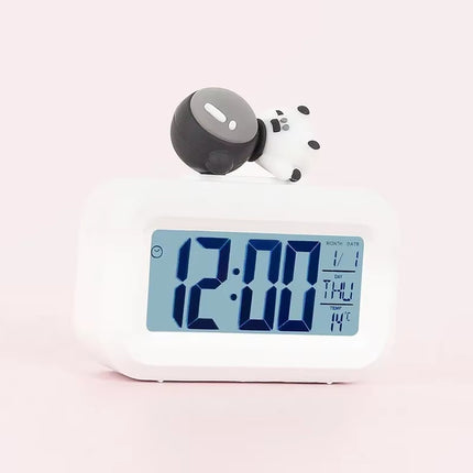 Mini Music Digital Alarm Clock Backlight Snooze Mute Calendar Desktop Alaways On Table Clocks Temperature Electronic LED Clocks
