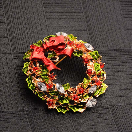 Brooch with Brooch Pin on Christmas Day
