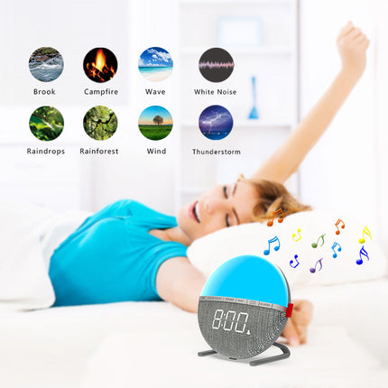 Wake-Up Light Night Light Clock Alarm Sleep Music Alarm Clock