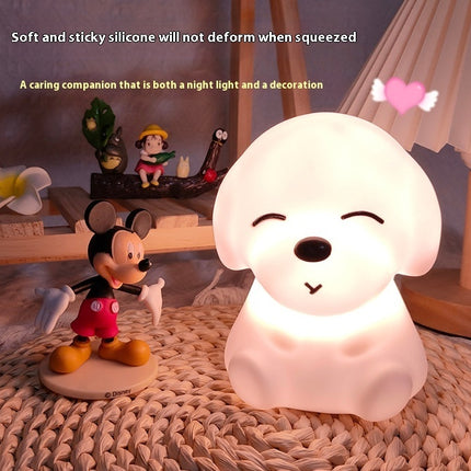 Small Night Lamp USB Charging Colorful Color Changing Timing Night Light LED Bedside Sleeping Light