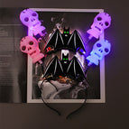 10 bat skull headbands