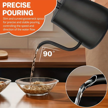 Kettle with Gooseneck Design, Adjustable Temperature Settings, 7 Predefined Temperatures