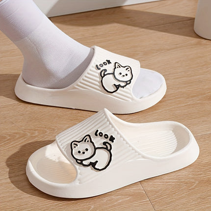 7 set Slippers for Women, Summer Indoor Home Bathroom Shower Sandals, Cartoon