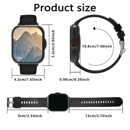 Premium 1.83-Inch Touch Screen And Offers a Multitude of Functions Including Call Reminders, Multiple Watch Faces,