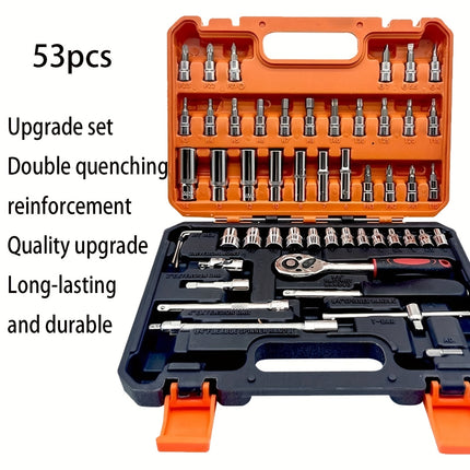 Tool Kit Set, Professional High-Quality Automotive Repair Tools - 46/53/61/82/151pcs