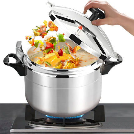 7L Aluminum Pressure Cooker Multifunctional Cooking Pots Safety Explosion-Proof Cooker
