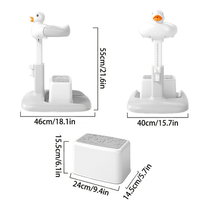 Baby Standing Bath Tub, Foldable Children's Bathing Stand for Home Use, Suitable