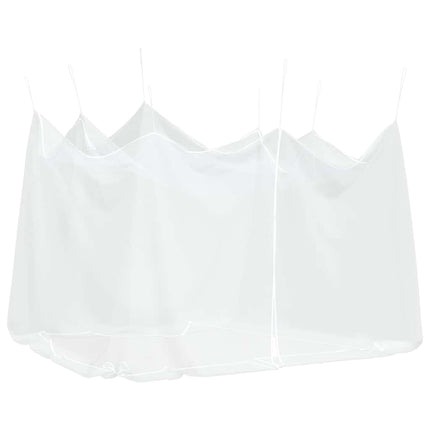 White Interior/Exterior Mosquito Net 156 Mesh, 300x300x250 cm - Durable Polyester, Portable