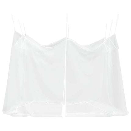 White Interior/Exterior Mosquito Net 156 Mesh, 300x300x250 cm - Durable Polyester, Portable