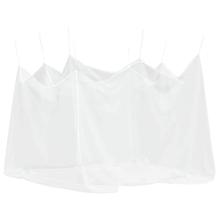 White Interior/Exterior Mosquito Net 156 Mesh, 300x300x250 cm - Durable Polyester, Portable