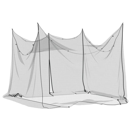 Black Interior/Exterior Mosquito Net 156 Mesh, 300x300x200 cm - Durable Polyester, Portable