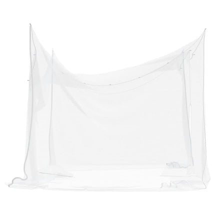 White Interior/Exterior Mosquito Net 156 Mesh, 300x300x200 cm - Durable Polyester, Portable