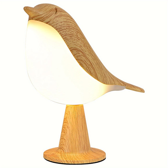 1pc Art Deco Style Bird LED Table Lamp, 3-Level Adjustable Touch-Controlled Night Light