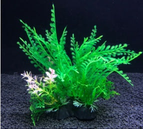 Large and small fish tank landscaping