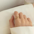 Golden Nail Ring