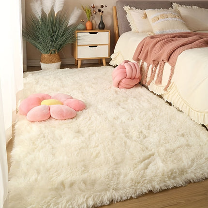 1pc, Norbic Style Fluffy Carpet for Living Room, Bedroom, Tea Table or Bedside,