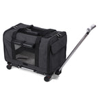 Suitcase with Wheels / Dark Gray