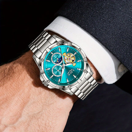 Luxury Stainless Steel Case, Luminous Hands, Date &
