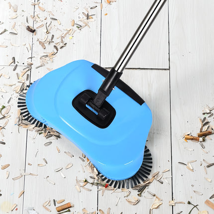 1pc Manual Sweeper Mop and Vacuum Combo for All Hard Floors Pet Hair