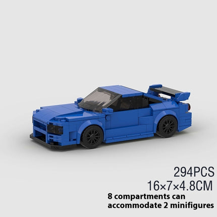 Racing Puzzle Assembly Diy Children's Building Block Toy