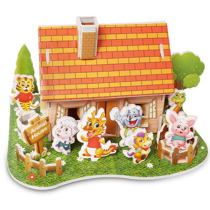 Three-dimensional Puzzle Paper Children's Educational
