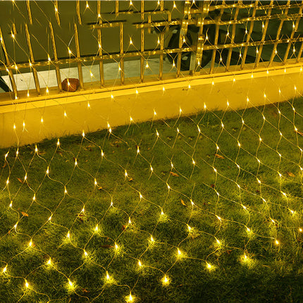 Led fishing grid lanterns holiday wedding christmas decoration net lights