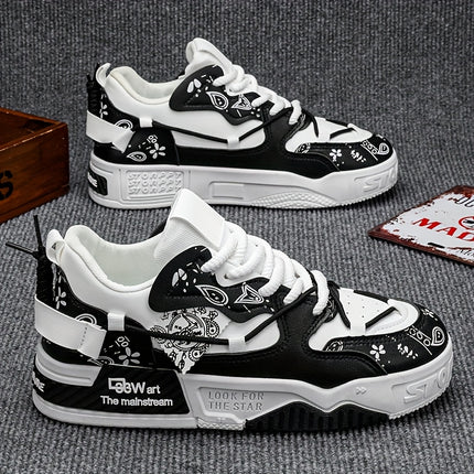 Sneakers, Outdoor Sports Men's Lace-up Fitness Skate Shoes Casual Basketball Shoes Comfortable