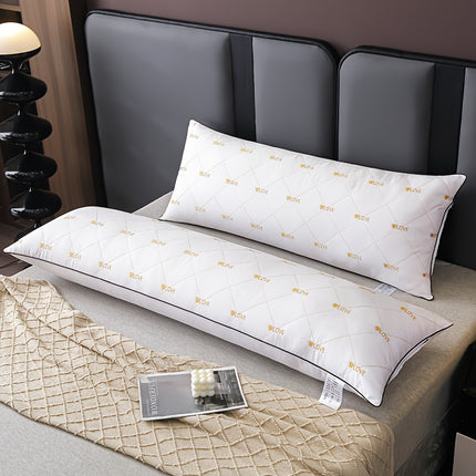 A High-Quality, Soft, And Comfortable Long Pillow with Love Heart, Perfect for Body Support.