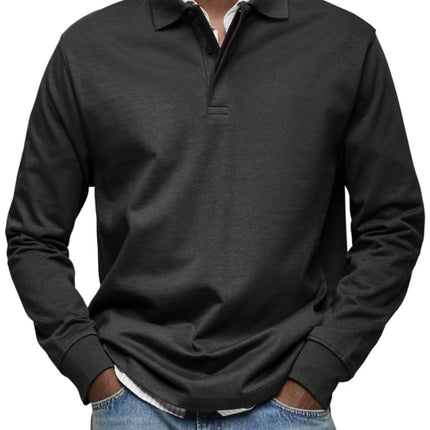 Men's Casual All-matching Long Sleeve Button Shirt