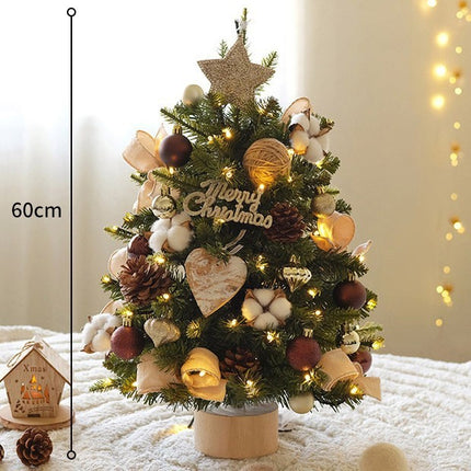 Christmas Tree With Lights Suit Household Desk Room Decoration