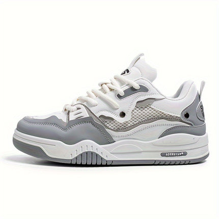 Men's Trendy Skate Shoes - Comfy Non Slip - Casual Lace Up Street Style - Sneakers